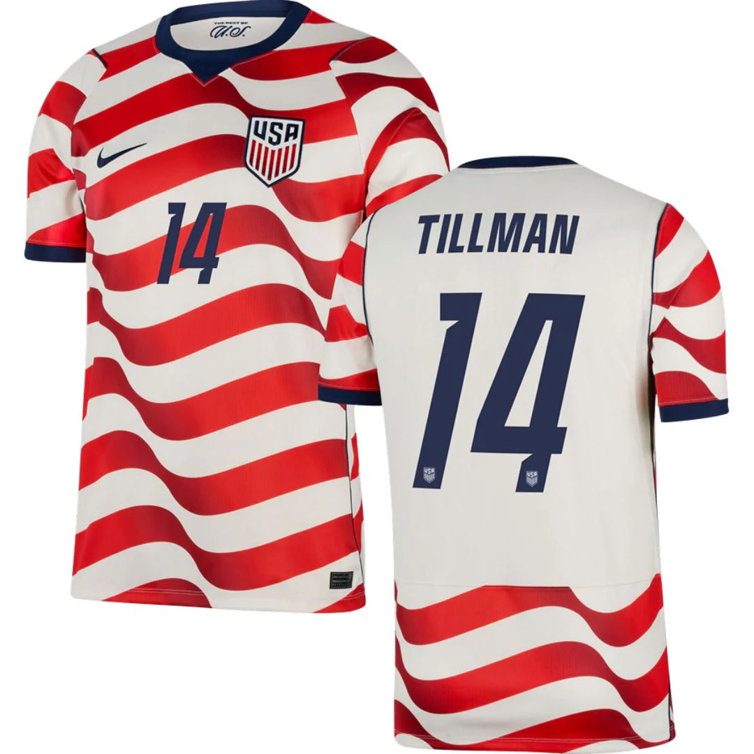 United States 2026 World Cup Tillman #14 Home Jersey Shirt