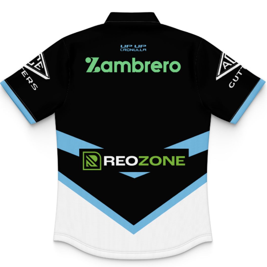 Cronulla Sutherland Sharks 2026 Kids Away Polo Shirt