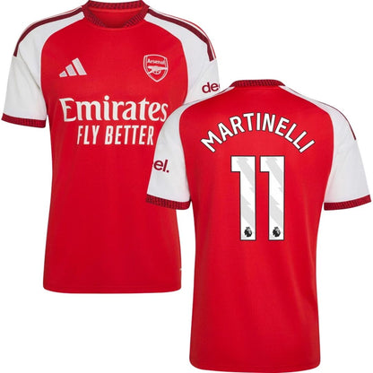 Arsenal Gunners 2026/27 Martinelli #11 Home Jersey Shirt