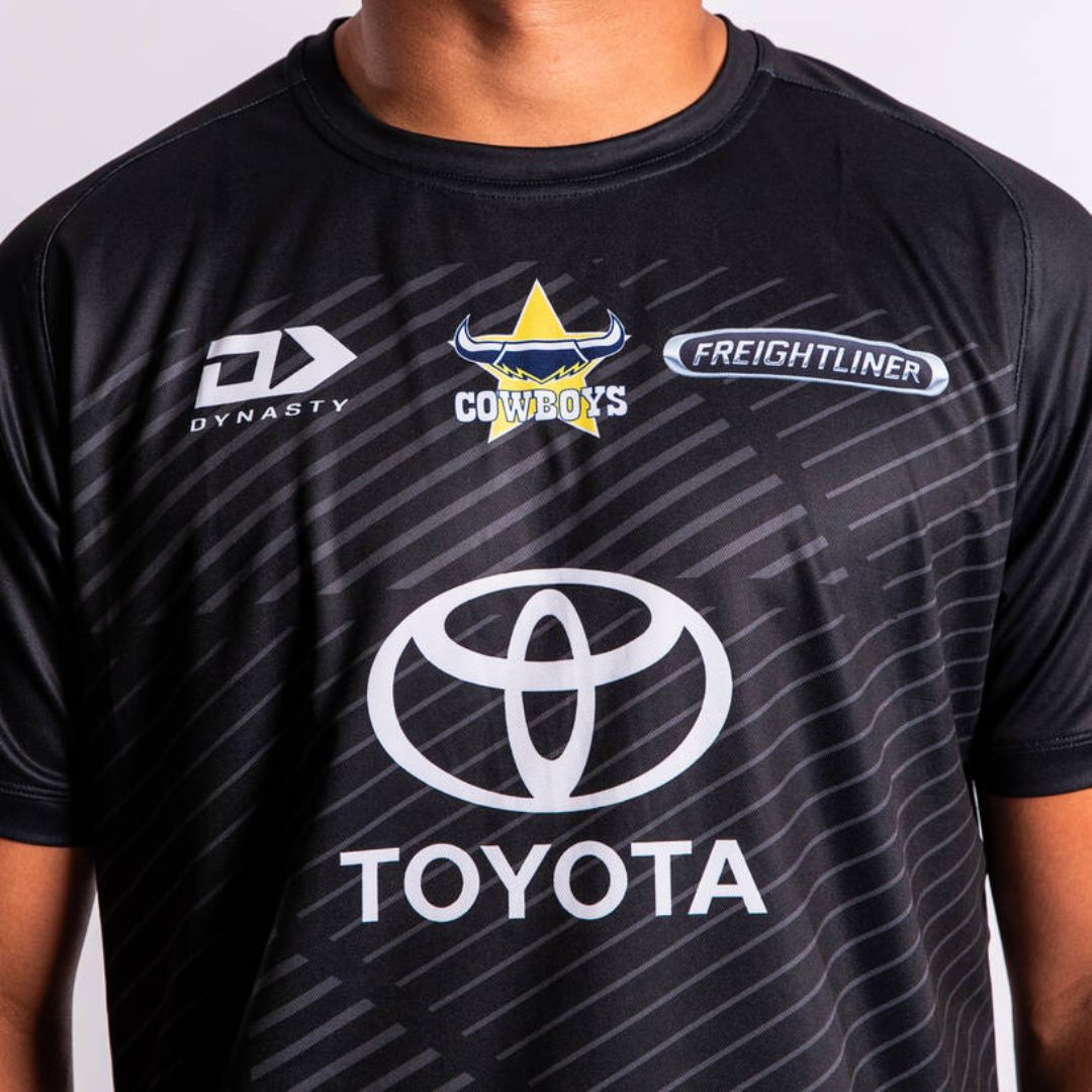 North Queensland Cowboys 2024 Black Training Shirt