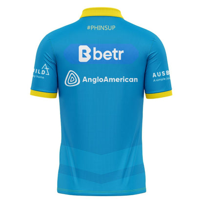 Redcliffe Dolphins 2025 Teal Pro Training Polo Shirt