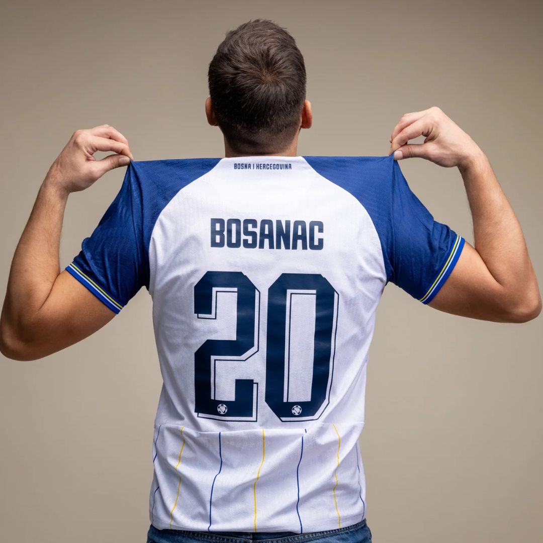 Bosnia and Herzegovina 2026 #20 Bosanac World Cup of Football Away Jersey Shirt