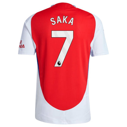 Arsenal Gunners 2024/25 Saka #7 Kids Home Jersey Shirt