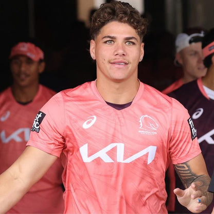 Brisbane Broncos Pink Training Shirt