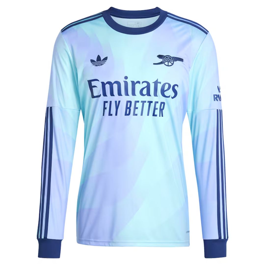 Arsenal Gunners 2024/25 Ødegaard #8 Long Sleeve 3rd Jersey Shirt