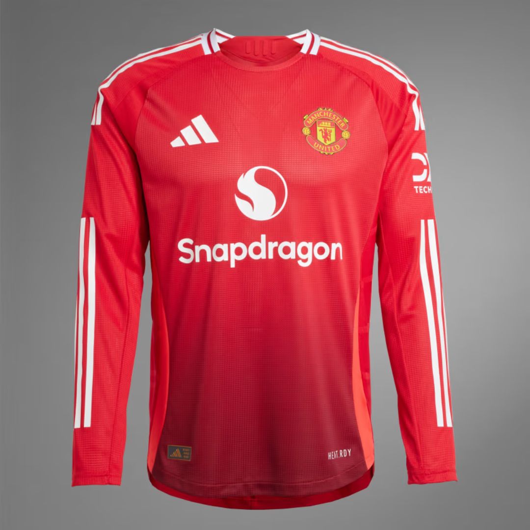 Manchester United 2024/25 Long Sleeve Home Jersey Shirt