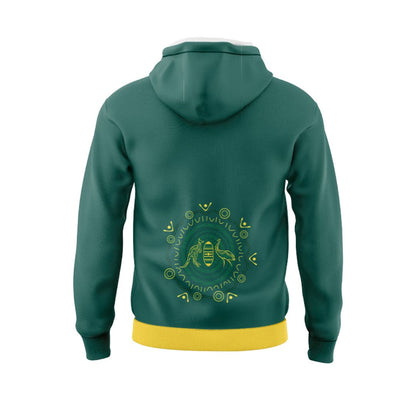 Australia Kangaroos 2024 Indigenous Hoodie with Zipper
