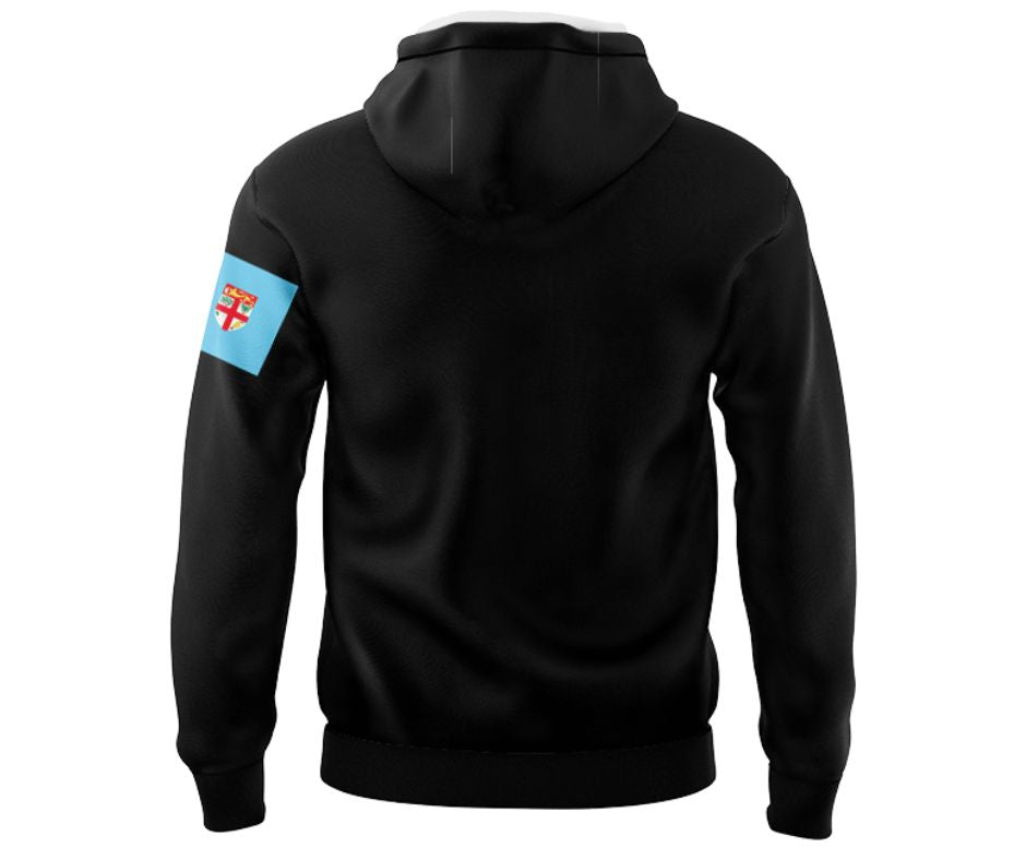 Fiji 2023 Rugby World Cup Away Stadium Hoodie with Zipper