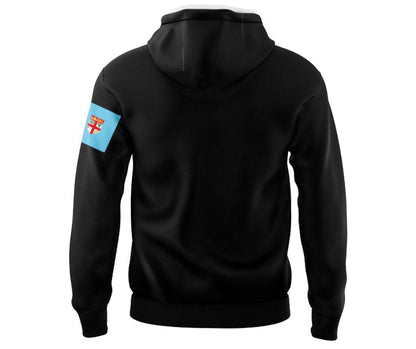 Fiji 2023 Rugby World Cup Away Stadium Hoodie with Zipper