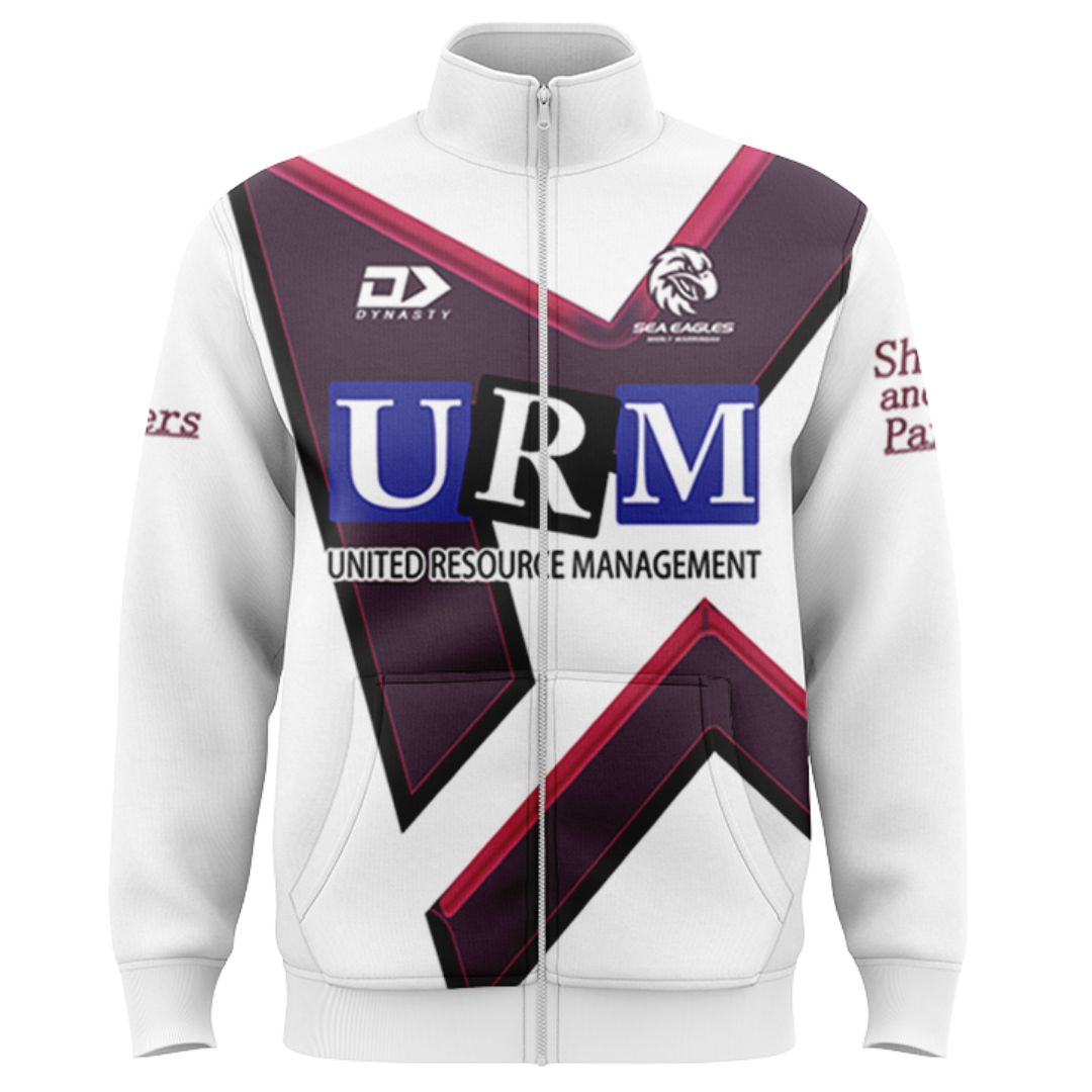 Manly Warringah Sea Eagles 2025 Warm Up Jacket with Zipper
