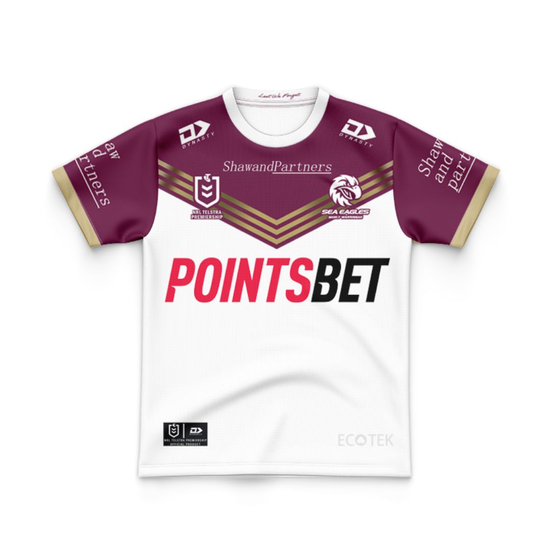 Manly Warringah Sea Eagles 2024 Kids ANZAC Jersey