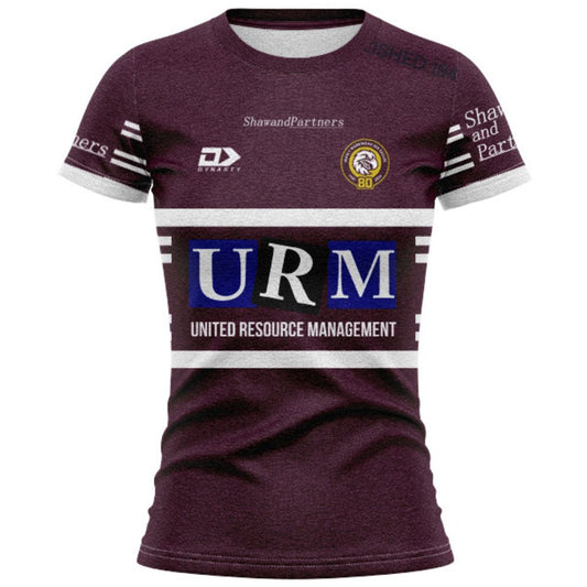 Manly Warringah Sea Eagles 2026 Women's Maroon Training Shirt