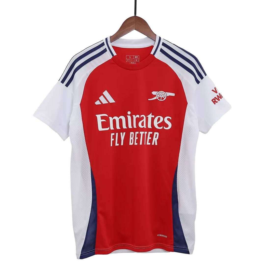 Arsenal Gunners 2024/25 Rice #41 Home Jersey Shirt