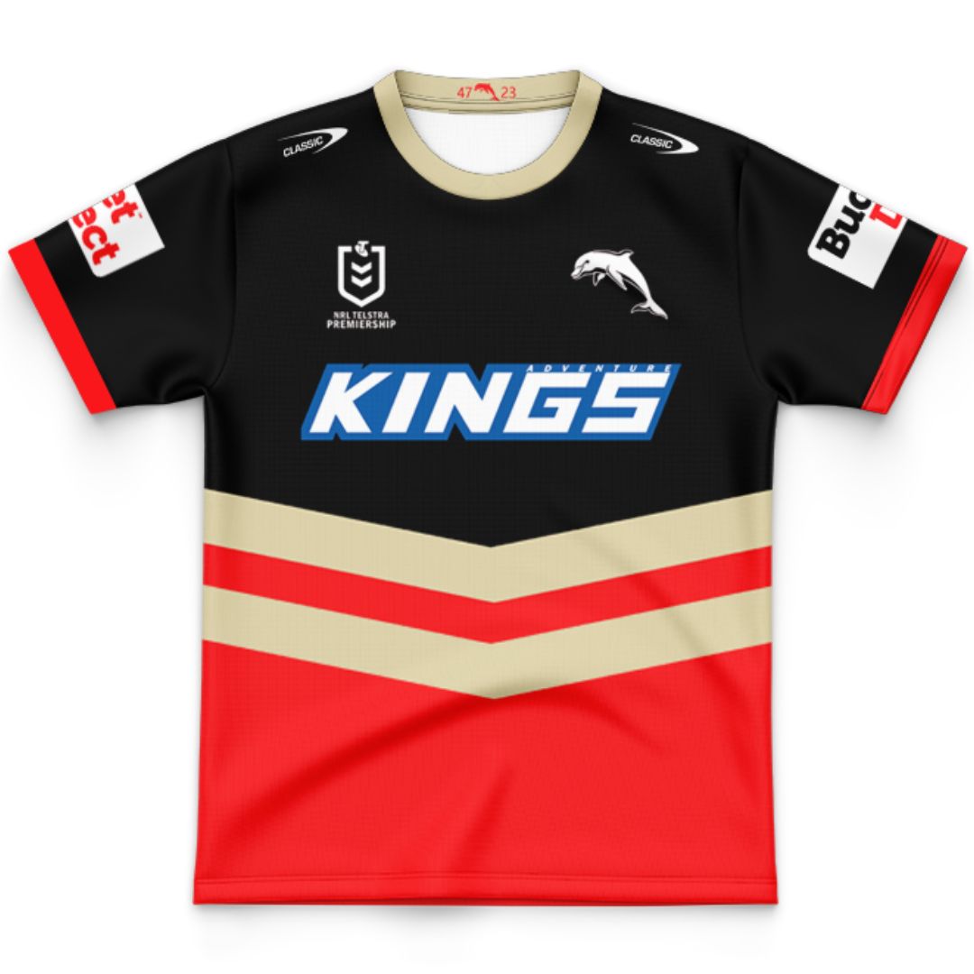 Redcliffe Dolphins 2025 Kids Away Jersey