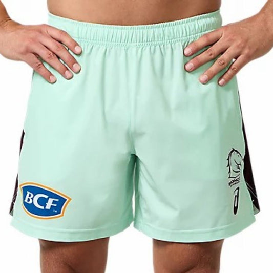 Brisbane Broncos Mint Green Gym Shorts