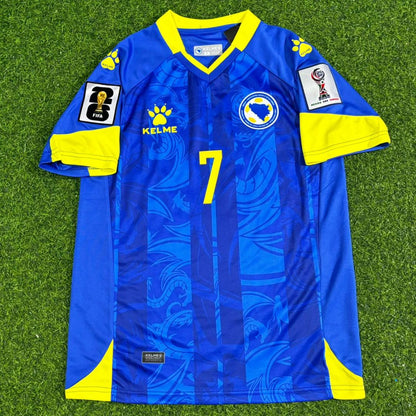 Bosnia and Herzegovina Dedić #7 Football Home Jersey Shirt