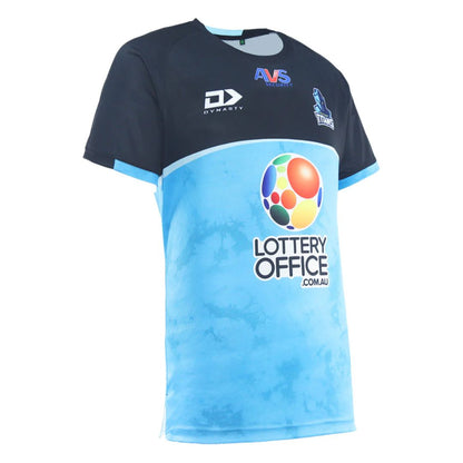 Gold Coast Titans 2025 Cyan Blue Training Shirt