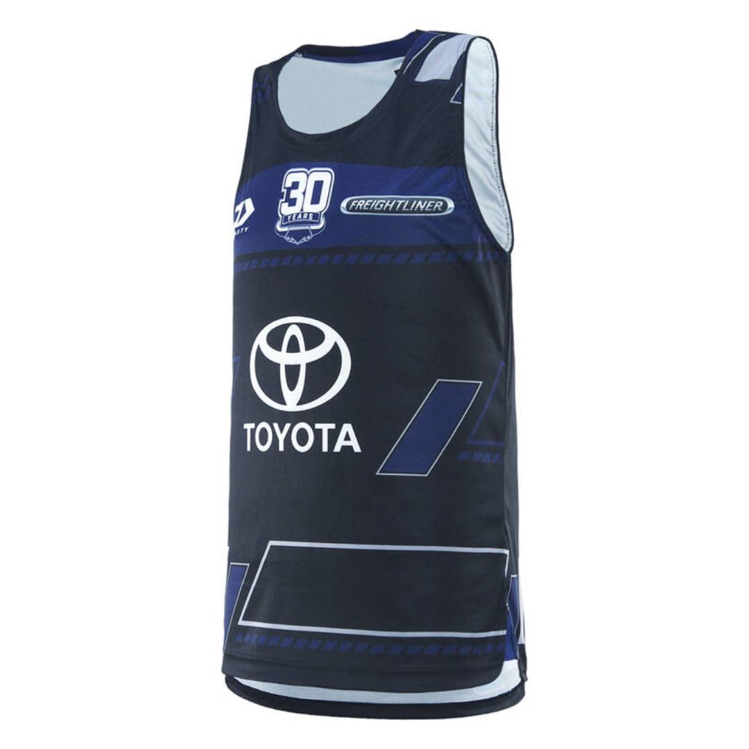 North Queensland Cowboys 2026 Blue Training Singlet