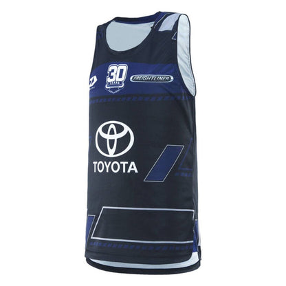 North Queensland Cowboys 2026 Blue Training Singlet
