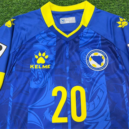 Bosnia and Herzegovina Bajraktarević #20 Football Home Jersey Shirt
