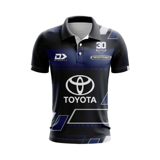 North Queensland Cowboys 2025 Black Training Polo Shirt