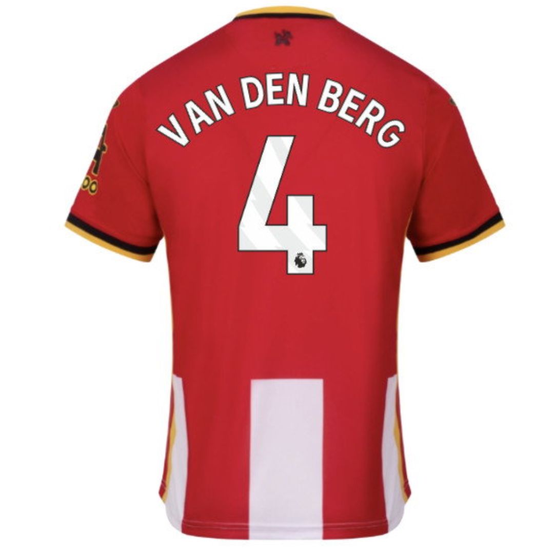 Brentford 2026/27 Van Den Berg #4 Home Jersey Shirt