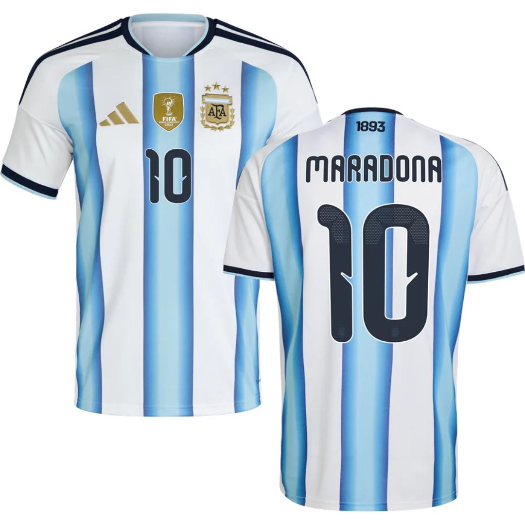 Argentina 2026 World Cup Maradona #10 Home Jersey