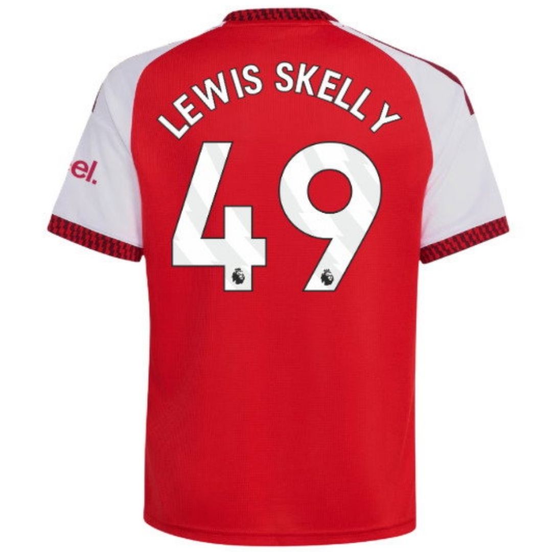 Arsenal Gunners 2026/27 Lewis Skelly #49 Home Jersey Shirt