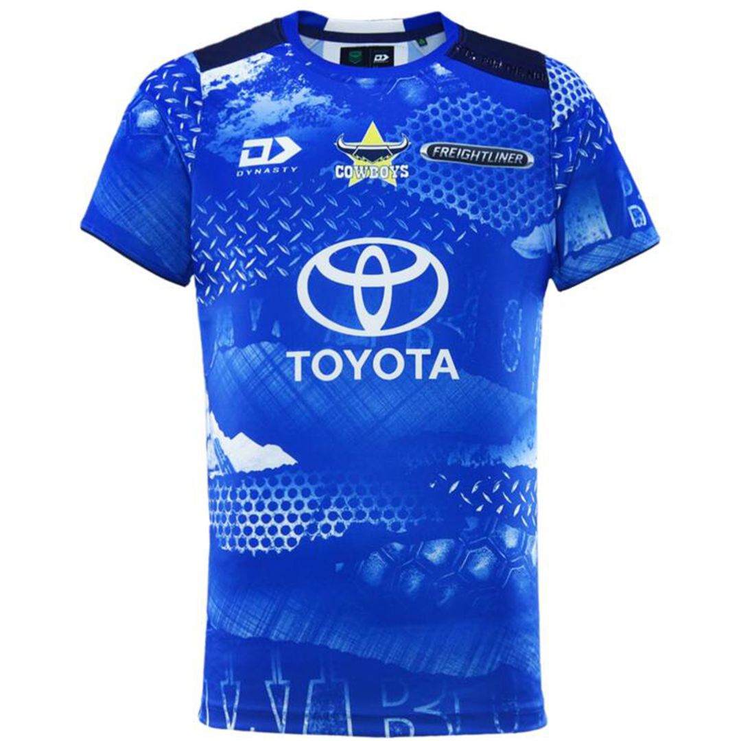 North Queensland Cowboys 2026 Blue Training Shirt