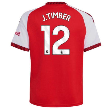 Arsenal Gunners 2026/27 J.Timber #12 Home Jersey Shirt