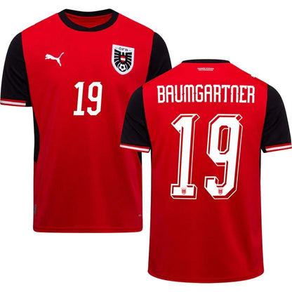 Austria 2026 World Cup Baumgartner #19 Home Jersey Shirt