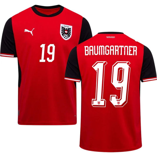 Austria 2026 World Cup Baumgartner #19 Home Jersey Shirt