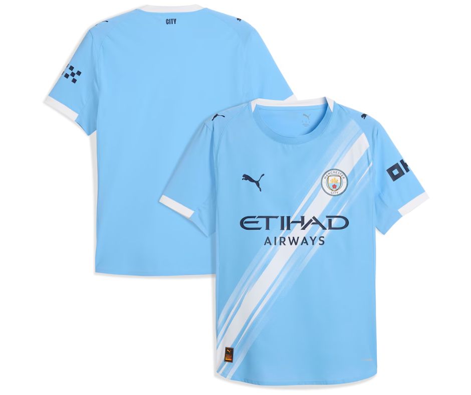 Manchester City 2025/26 Player's Edition Home Jersey Shirt