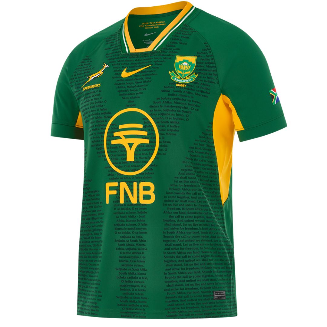 South Africa Springboks 2026 Greatest Rivalry Stadium Jersey