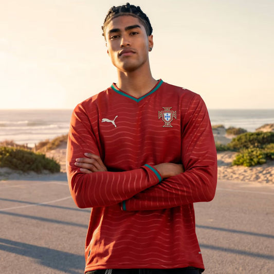 Portugal 2026 Soccer World Cup of Football Players Edition Long Sleeve Home Jersey Shirt