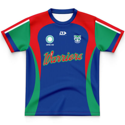 New Zealand Warriors 2026 Kids Warm Up Jersey