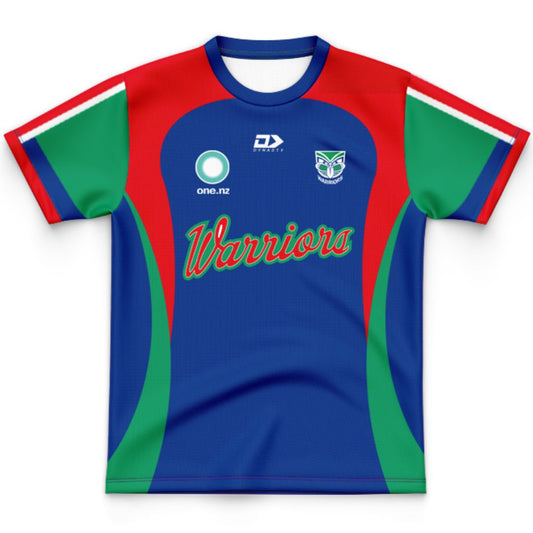 New Zealand Warriors 2026 Kids Warm Up Jersey