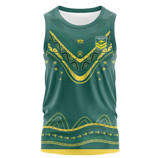 Australia Kangaroos 2024 Indigenous Singlet