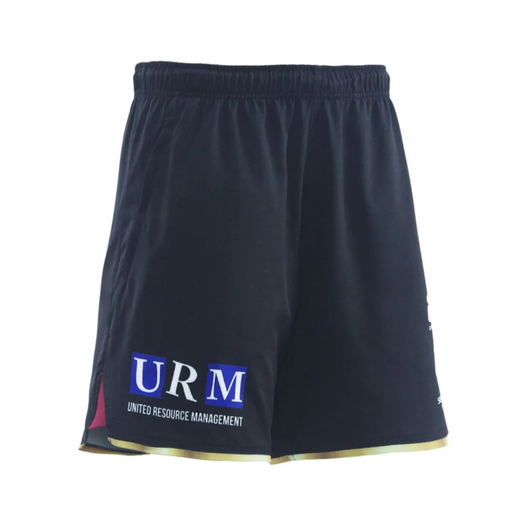 Manly Warringah Sea Eagles 2025 Long Black Gym Shorts
