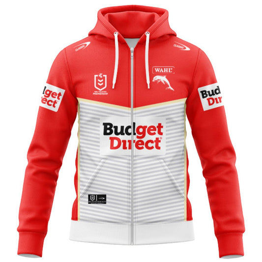 Redcliffe Dolphins 2026 Away Hoodie with Zipper
