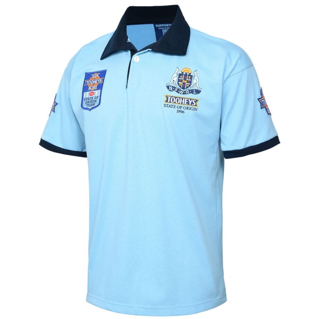 NSW Blues 1996 State Of Origin Retro Jersey