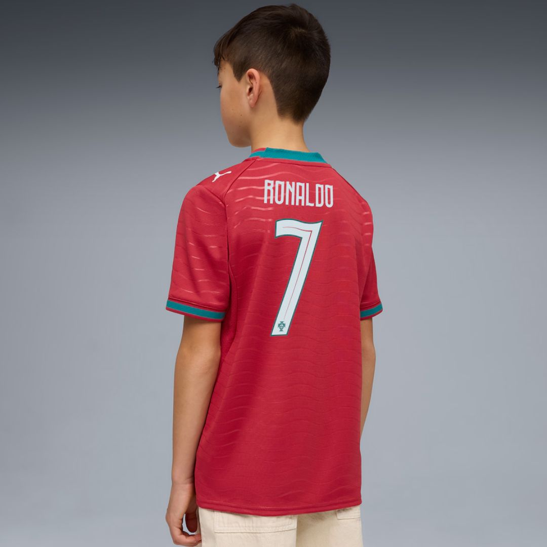 Portugal 2026 Cristiano Ronaldo Soccer World Cup of Football Kids Home Jersey Shirt