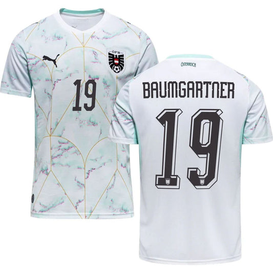 Austria 2026 World Cup Baumgartner #19 Away Jersey Shirt