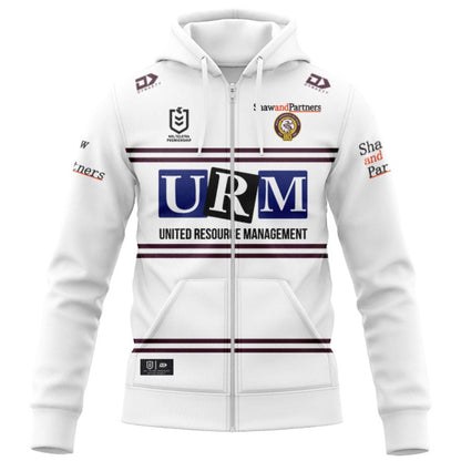 Manly Warringah Sea Eagles 2026 Away Hoodie with Zipper