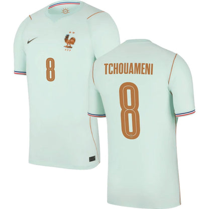 France 2026 World Cup Tchouameni #8 Away Jersey Shirt