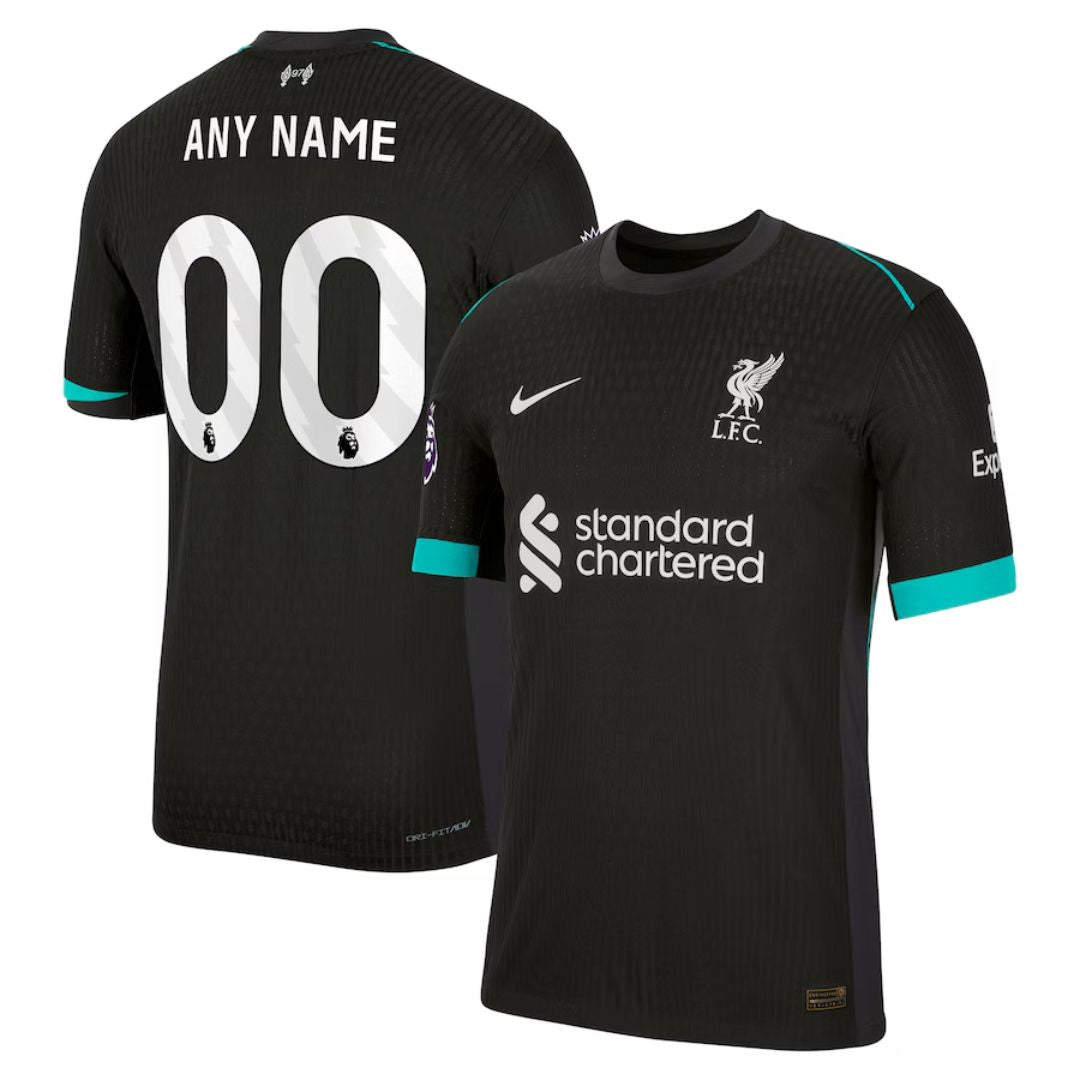 Liverpool 2024/25 Away Jersey Shirt (Add Your Own Name & Number)