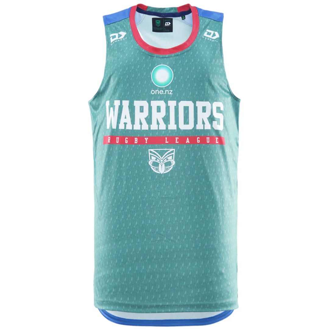 New Zealand Warriors 2026 Green Training Singlet