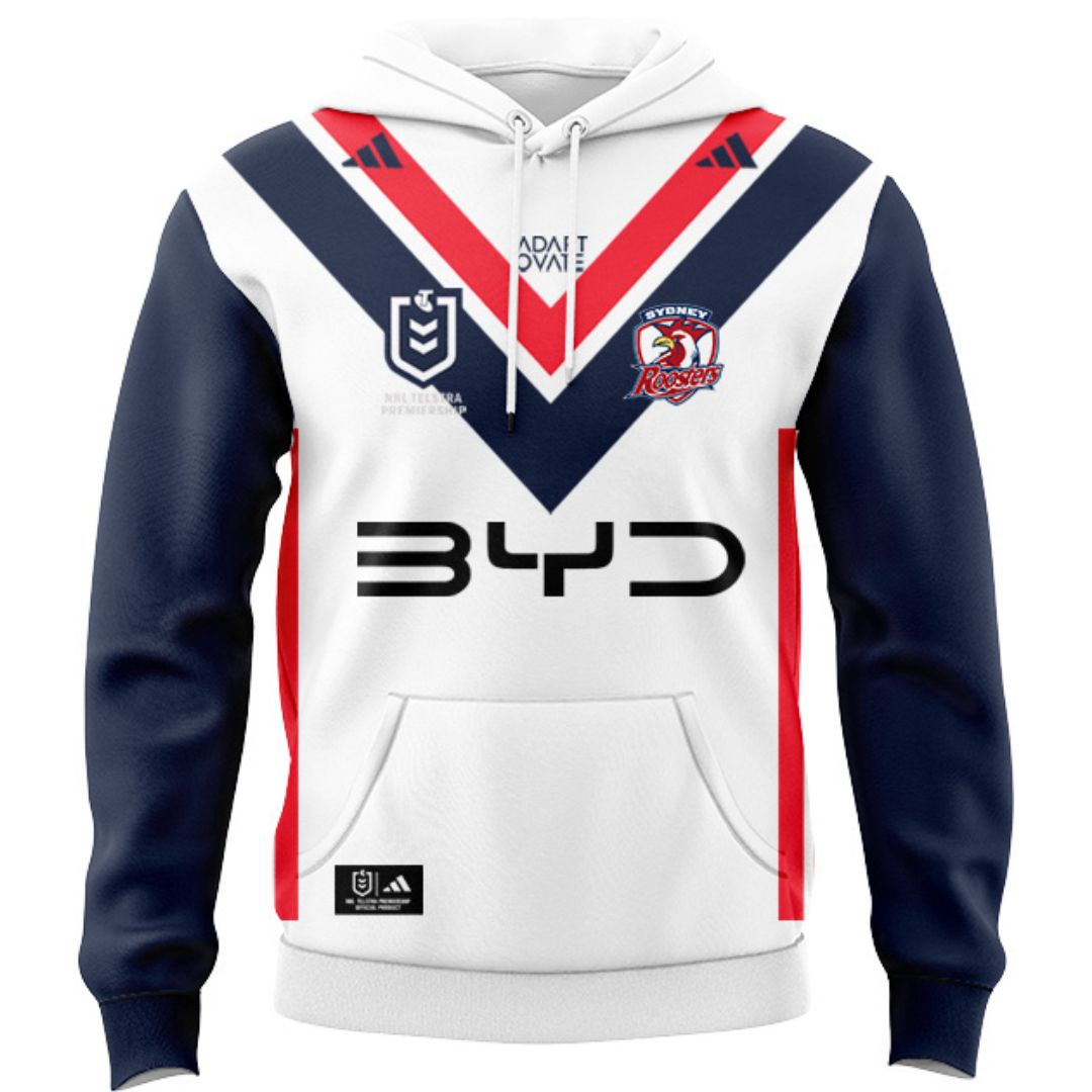 Sydney Roosters 2026 Away Hoodie with Zipper