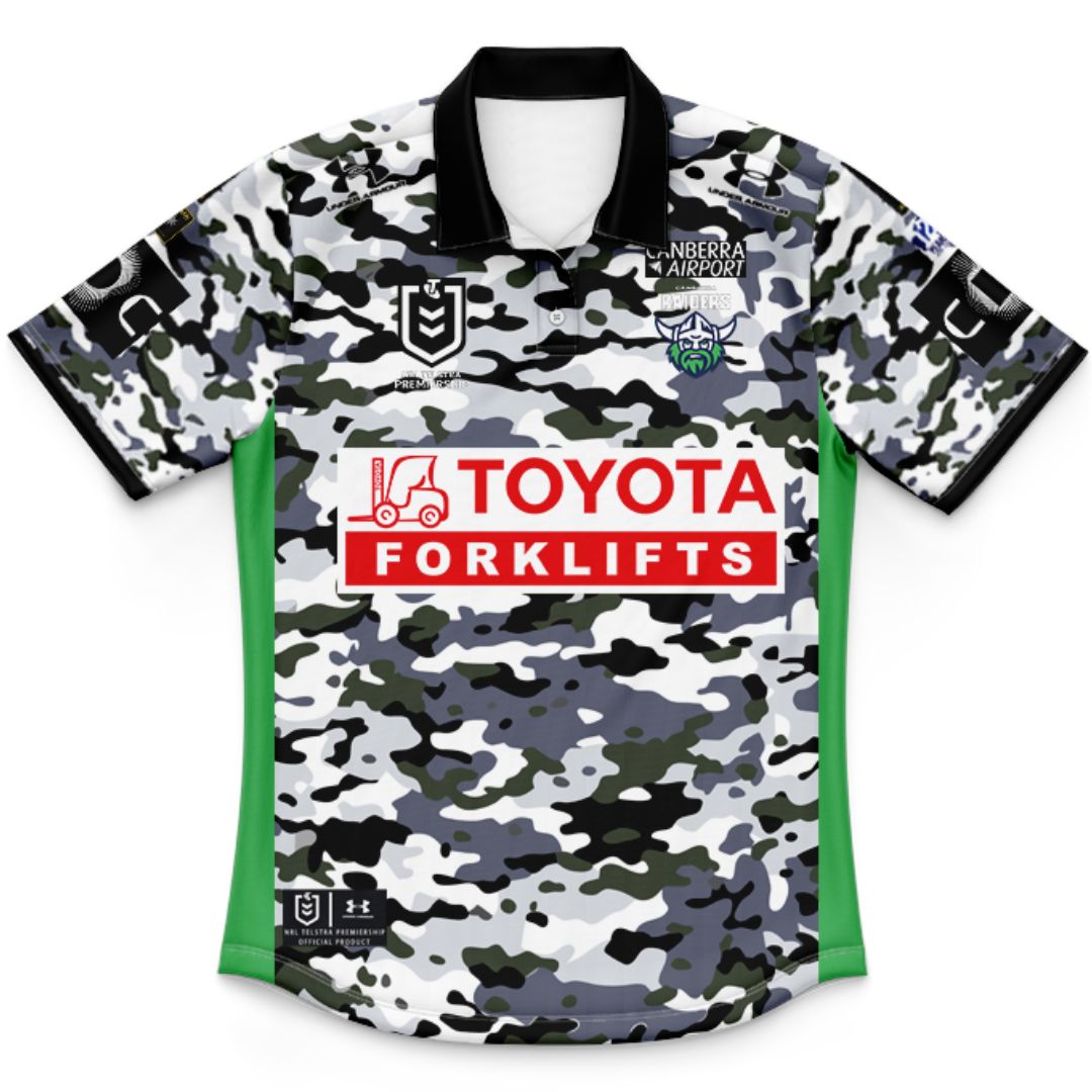 Canberra Raiders 2026 Kids ANZAC Polo Shirt