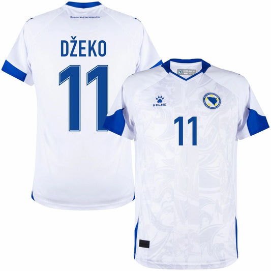Bosnia and Herzegovina Džeko #11 Football Away Jersey Shirt